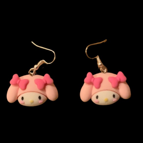 Hello Kitty My Melody Hypoallergenic earrings.NWT - Picture 2 of 2